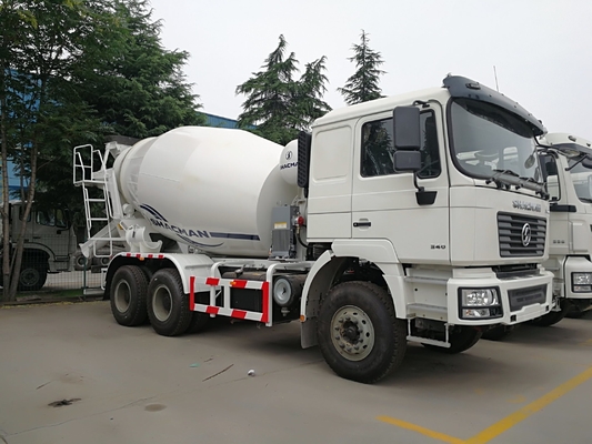 Richiesta su misura Shacman 8/9/10m3 Used Concrete Mixer Truck con pompa
