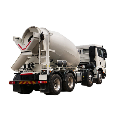 Shacman Hw76 Cabina 8m3 10m3 9m3 Camione miscelatore di cemento per progetti di costruzione
