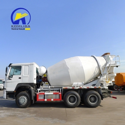 8560X2496X3800mm Usato HOWO 6cbm 8cbm 9cbm autocaricatore camion miscelatore di calcestruzzo con pompa
