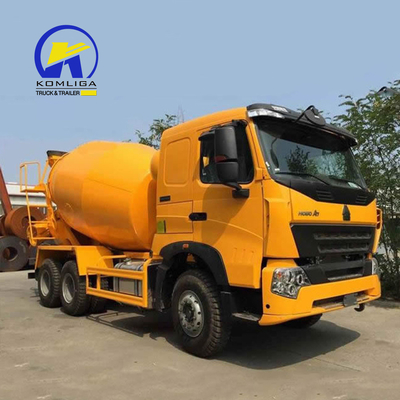 8560X2496X3800mm Usato HOWO 6cbm 8cbm 9cbm autocaricatore camion miscelatore di calcestruzzo con pompa