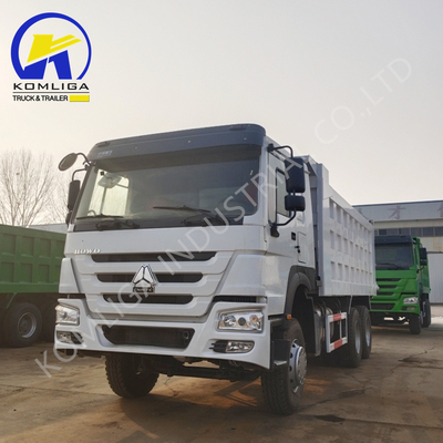 Un letto con aria condizionata Sinotruk HOWO 10 ruote 371HP camion scarico 21-30t capacità di carico