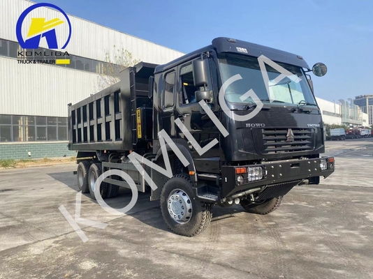 Sinotruck usato HOWO 6X4 371HP tipper dumper con asse anteriore 9 tonnellate di capacità di carico