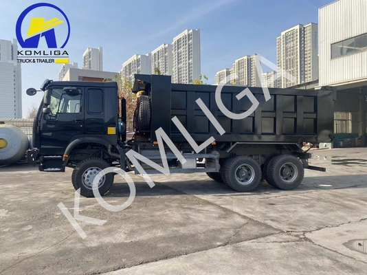 Sinotruck usato HOWO 6X4 371HP tipper dumper con asse anteriore 9 tonnellate di capacità di carico