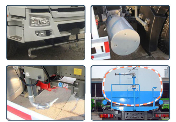 25000 Litri Serbatoio Volume 4X2 Sinotruck HOWO Dongfeng Dimensioni del camion dell'acqua potabile