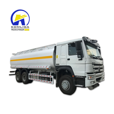 336 HP Sinotruck HOWO 6X4 20000L 25m3 Fuel Tanker Truck con costruzione durevole