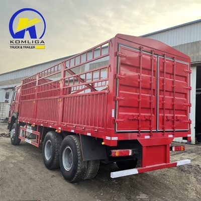 St16/Hc16/Hc16 Assi posteriori Sinotruk HOWO 6X4 camion di seconda mano per carico di pali di recinzione