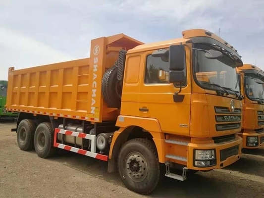 Capacità di carico di 9 tonnellate White Shacman F3000 6X4 Used Tipper Dumper Mining Dump Truck