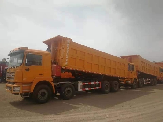 Capacità di carico di 9 tonnellate White Shacman F3000 6X4 Used Tipper Dumper Mining Dump Truck