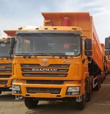 Capacità di carico di 9 tonnellate White Shacman F3000 6X4 Used Tipper Dumper Mining Dump Truck