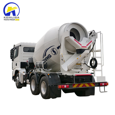Shacman 6X4 Concrete Mixer Truck con prestazioni e sollevamento idraulico a ribaltatore ventrale