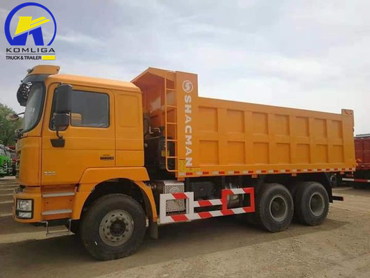Shacman 6×4 10 Wheeler 371HP Mini Tipper Dumper Used Dump Truck con una cabina da letto