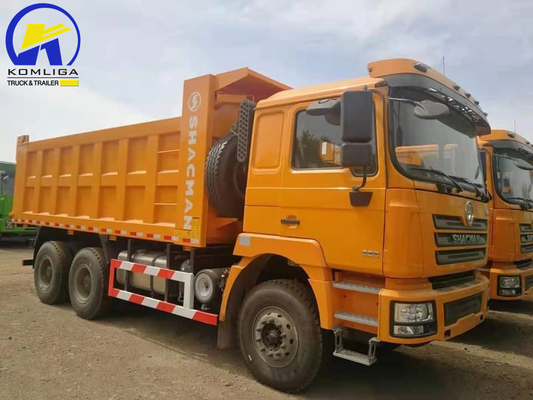Shacman 6×4 10 Wheeler 371HP Mini Tipper Dumper Used Dump Truck con una cabina da letto