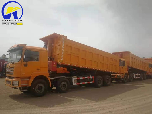 Shacman 6×4 10 Wheeler 371HP Mini Tipper Dumper Used Dump Truck con una cabina da letto