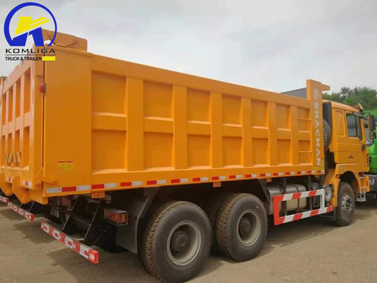 Shacman 6×4 10 Wheeler 371HP Mini Tipper Dumper Used Dump Truck con una cabina da letto