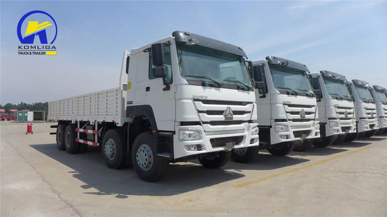 Sinotruk Sinotruck HOWO Hohan 8*4 Sidewall Drop Flatbed Van con rimorchio completo