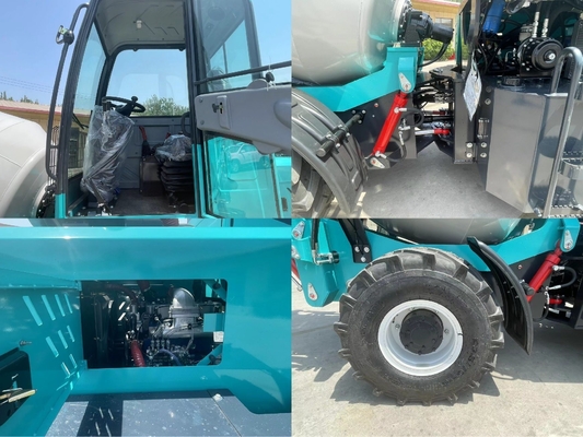Mixer Truck autocaricante Mixer di calcestruzzo con trasmissione manuale