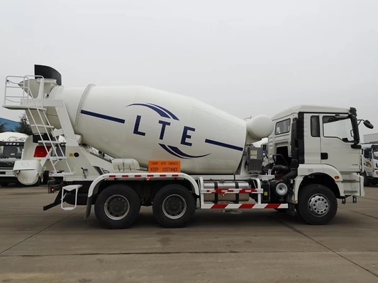 Camion per miscelazione di cemento Shacman per l'Africa 8560X2496X3800mm Zz1257n3841W