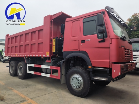 351-450 CV Euro 5 6X4 20-30 tonnellate Pesante 3 assi 10 ruote Sinotruk HOWO Used Dump Truck
