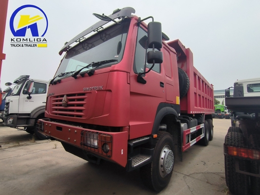 351-450 CV Euro 5 6X4 20-30 tonnellate Pesante 3 assi 10 ruote Sinotruk HOWO Used Dump Truck