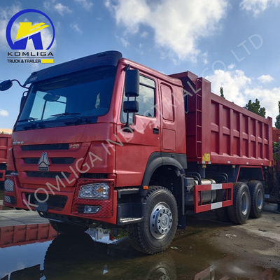 6X4 20-30 tonnellate pesante 3 assi 10 ruote Sinotruk HOWO Used Dump Truck con 371 HP