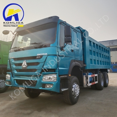 Camion spazzatura usato stile di sollevamento anteriore 20-30 tonnellate 6x4 3 assi 10 ruote Sinotruk HOWO