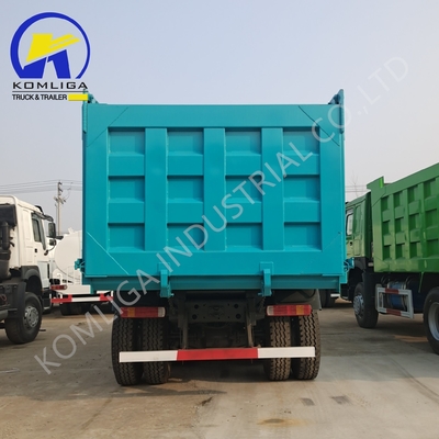 Camion spazzatura usato stile di sollevamento anteriore 20-30 tonnellate 6x4 3 assi 10 ruote Sinotruk HOWO