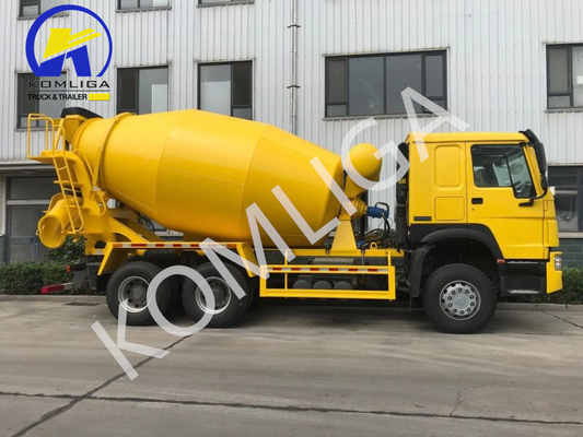 Sinotruk Construction Mobile 6X4 Used Cement Mixer Truck con sistema di sterzo Zf8118