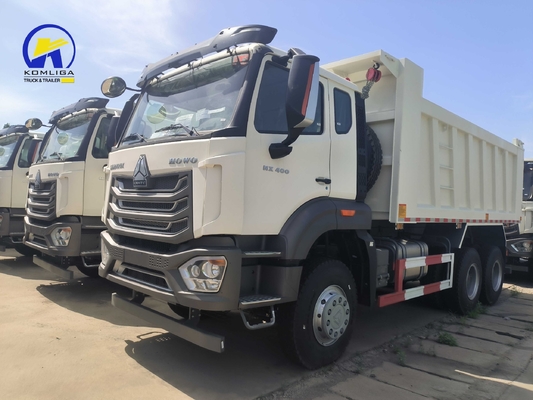 Sinotruk di seconda mano HOWO camion a gomma 6X4 10 ruote 371HP 380HP 400HP Usato camion spazzatura