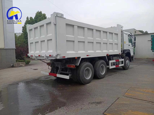 Sinotruk di seconda mano HOWO camion a gomma 6X4 10 ruote 371HP 380HP 400HP Usato camion spazzatura