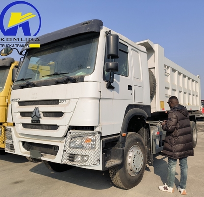Certificato GCC Sinotruk usato HOWO 6X4 10 ruote 371HP 380HP 400HP 30 tonnellate Dump Truck