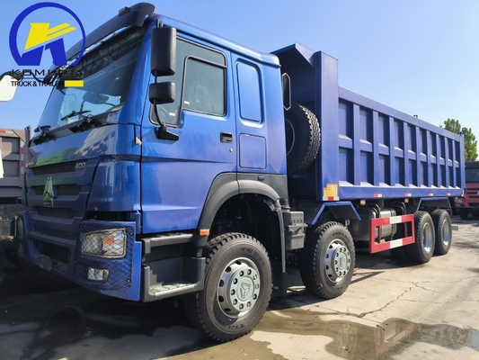Usato HOWO Dump Truck 8X4 12 ruote 371HP 380HP 400HP stile di sollevamento anteriore Buone condizioni