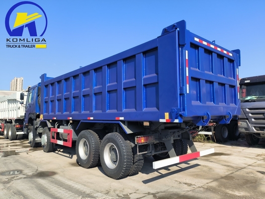 Usato HOWO Dump Truck 8X4 12 ruote 371HP 380HP 400HP stile di sollevamento anteriore Buone condizioni