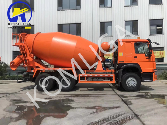 6×4 ruota motrice Sinotruk HOWO Zz3257n3847A Camione mobile miscelatore di cemento per il vostro progetto