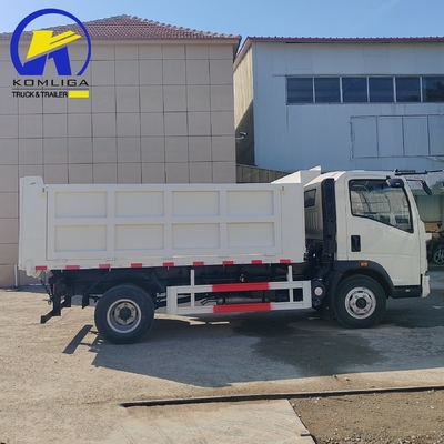 Progettazione di pneumatici radiali 2024 Sinotruk HOWO 4X2 Mini Dump Truck con una cabina a letto e aria condizionata