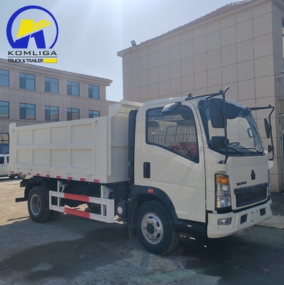 Progettazione di pneumatici radiali 2024 Sinotruk HOWO 4X2 Mini Dump Truck con una cabina a letto e aria condizionata