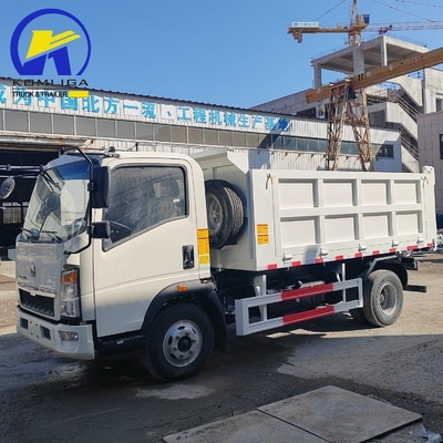 Progettazione di pneumatici radiali 2024 Sinotruk HOWO 4X2 Mini Dump Truck con una cabina a letto e aria condizionata