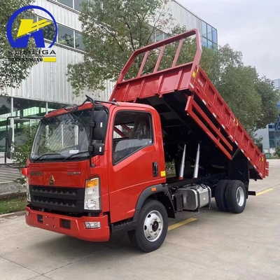 4x2 Sinotruk HOWO Mini Dump Truck a 6 ruote con dimensioni di secchio di 20cbm