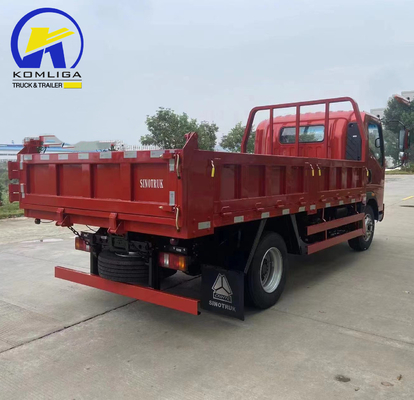 4x2 Sinotruk HOWO Mini Dump Truck a 6 ruote con dimensioni di secchio di 20cbm