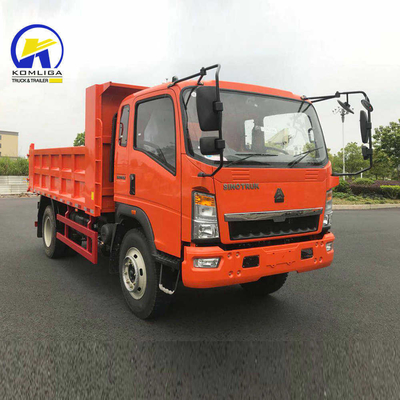 4x2 Sinotruk HOWO Mini Dump Truck a 6 ruote con dimensioni di secchio di 20cbm