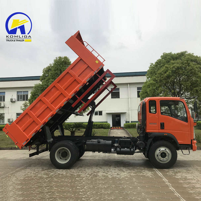 4x2 Sinotruk HOWO Mini Dump Truck a 6 ruote con dimensioni di secchio di 20cbm