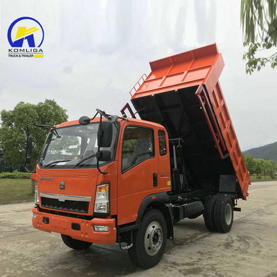 4x2 Sinotruk HOWO Mini Dump Truck a 6 ruote con dimensioni di secchio di 20cbm