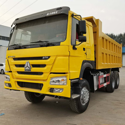 375 CV Usato HOWO Sinotruk Dump Truck Buone condizioni 6X4 Sedie ≤5 Euro 2