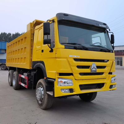 375 CV Usato HOWO Sinotruk Dump Truck Buone condizioni 6X4 Sedie ≤5 Euro 2