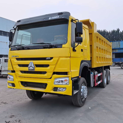 375 CV Usato HOWO Sinotruk Dump Truck Buone condizioni 6X4 Sedie ≤5 Euro 2
