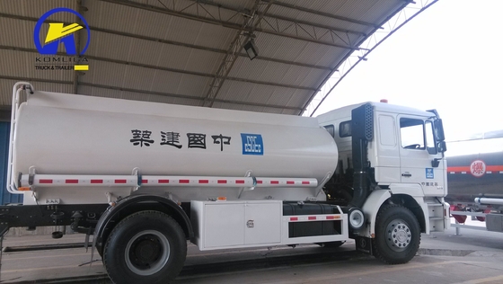 Shacman F2000 4X2 270HP 10cbm Fuel Tanker Truck con ribaltatore ventrale sollevamento idraulico