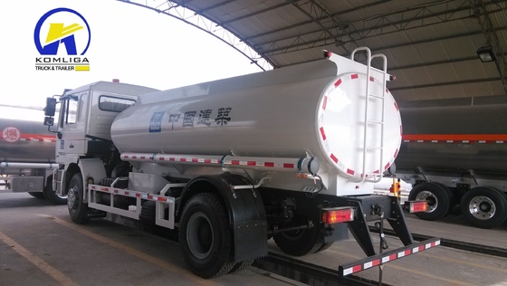 Shacman F2000 4X2 270HP 10cbm Fuel Tanker Truck con ribaltatore ventrale sollevamento idraulico