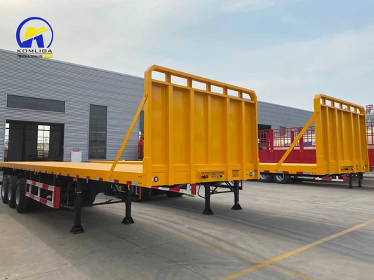 Tread 1820mm 40FT 40 tonnellate Scheletro Chassis Truck Container Flatbed Trailer Usato Tractor Trailer