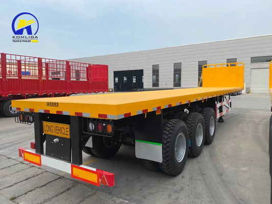 Tread 1820mm 40FT 40 tonnellate Scheletro Chassis Truck Container Flatbed Trailer Usato Tractor Trailer