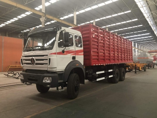 Beiben 10 Ruote 6X4 Cargo Truck con Euro 2 standard di emissioni e tipo di carburante diesel