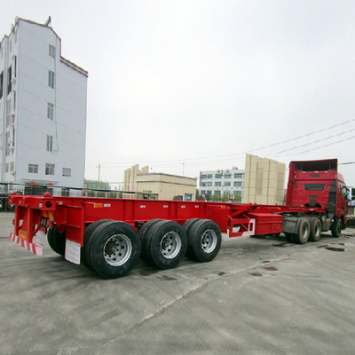 3 assi 40t 40ft Container Skeleton Trailer per il trasporto di container pesanti